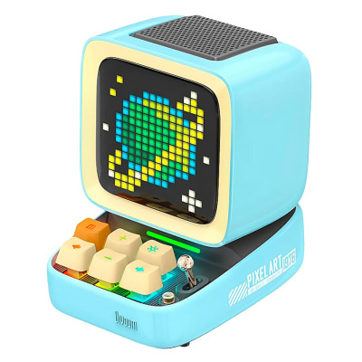 Портативная колонка Ditoo Pro с пиксельным LED-дисплеем Divoom 90100058206 голубая 1